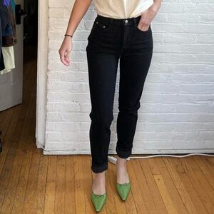 Vintage Black High Rise Jeans